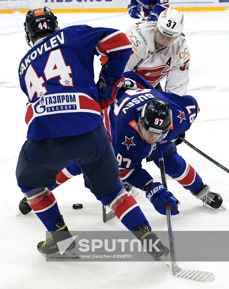 Kontinental Hockey League. SKA vs. Avangard