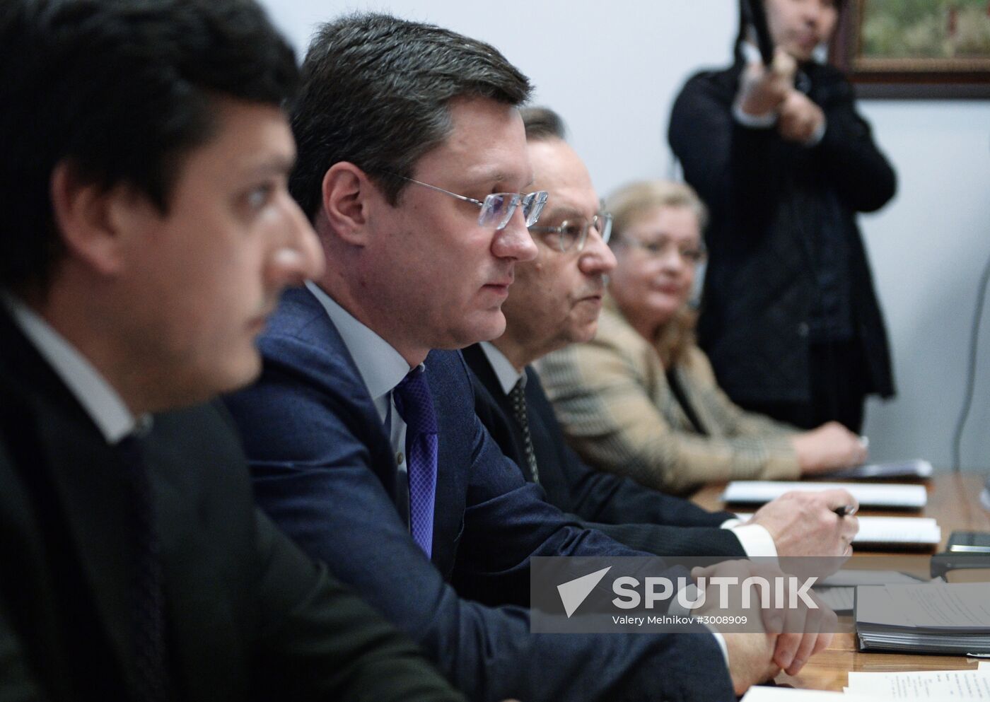 Russian Minister of Energy Alexander Novak meets with Japanese Minister of Economy, Trade, and Industry Hiroshige Seko