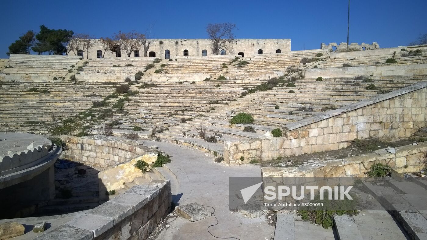 Citadel of Aleppo in Syria