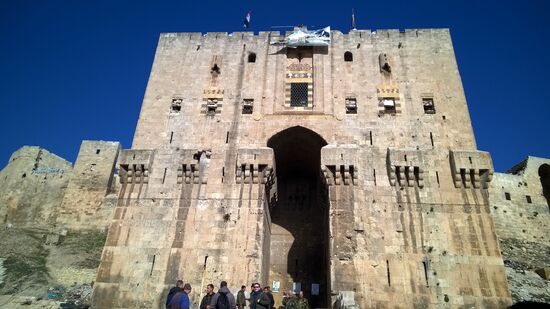 Citadel of Aleppo in Syria
