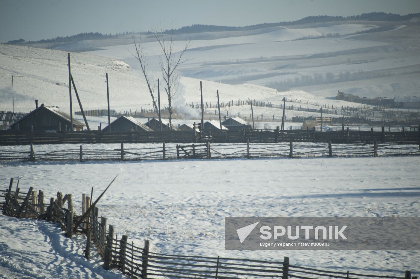 Olekan village in Nerchinsky District, Trans-Baikal Territory