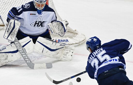 Ice hockey. KHL. Dynamo Moscow vs. Neftekhimik