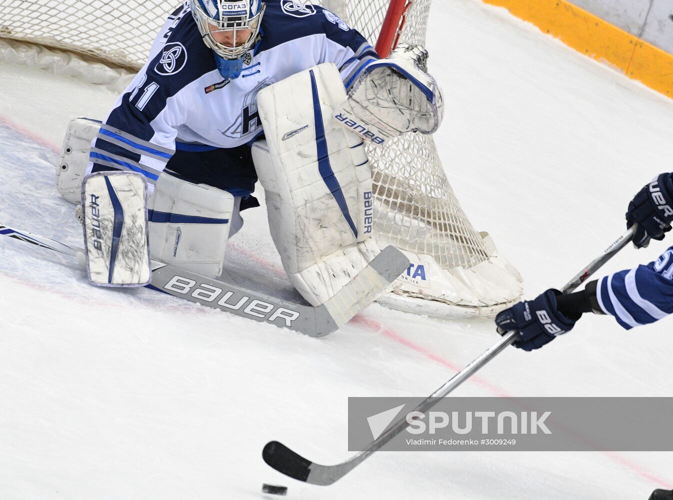 Ice hockey. KHL. Dynamo Moscow vs. Neftekhimik