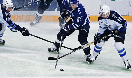 Ice hockey. KHL. Dynamo Moscow vs. Neftekhimik