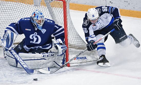 Ice hockey. KHL. Dynamo Moscow vs. Neftekhimik