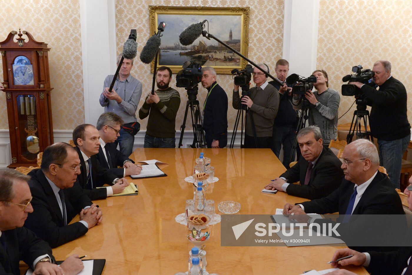 Foreign Minister Sergei Lavrov's meeting with Dr. Saeb Erekat of Palestine Liberation Organization