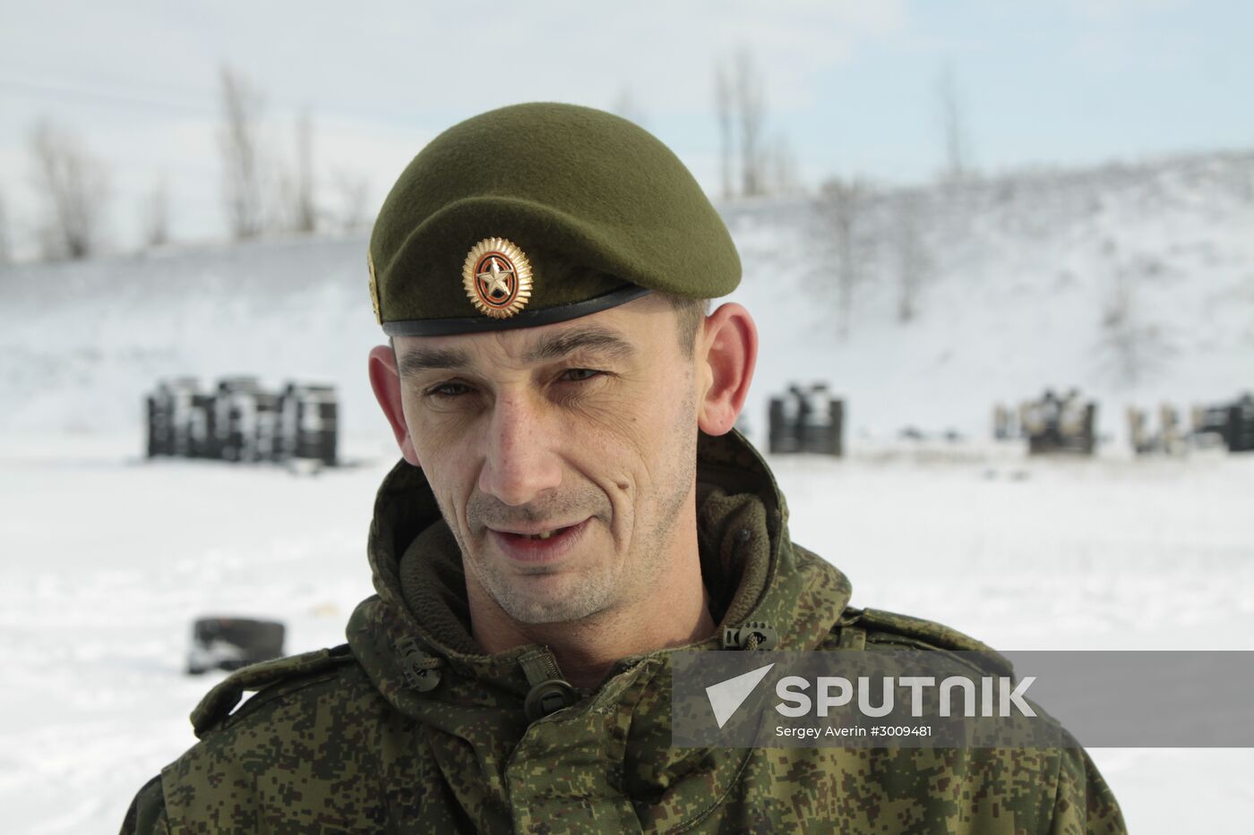 Military pentathlon competition in Donetsk Region