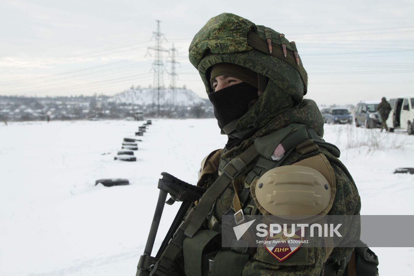 Military pentathlon competition in Donetsk Region