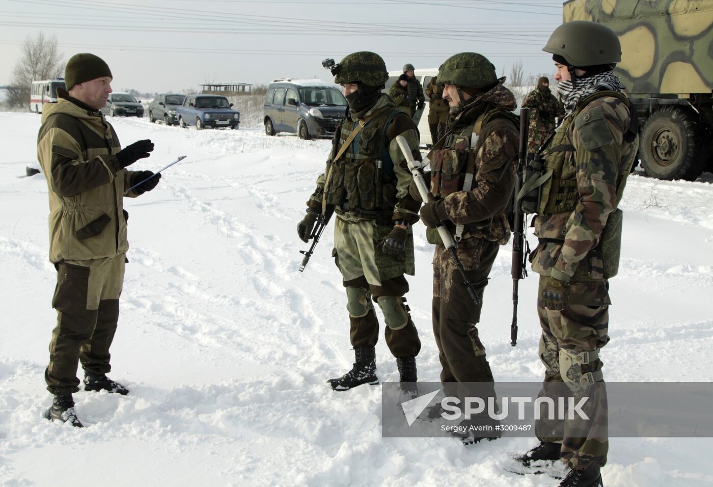 Military pentathlon competition in Donetsk Region