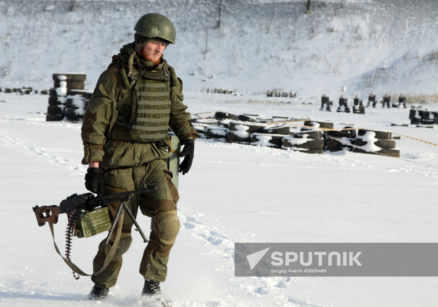 Military pentathlon competition in Donetsk Region