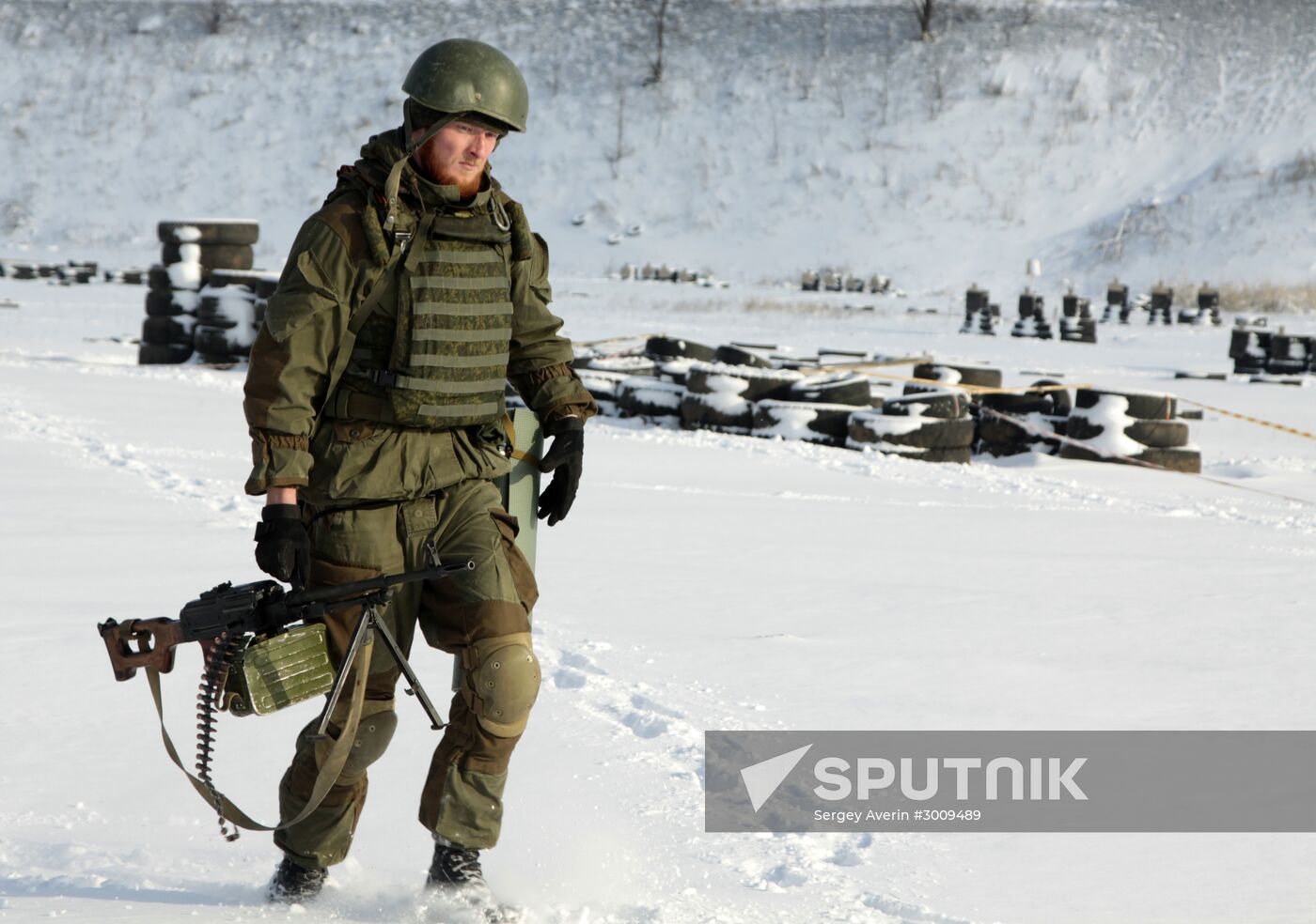 Military pentathlon competition in Donetsk Region