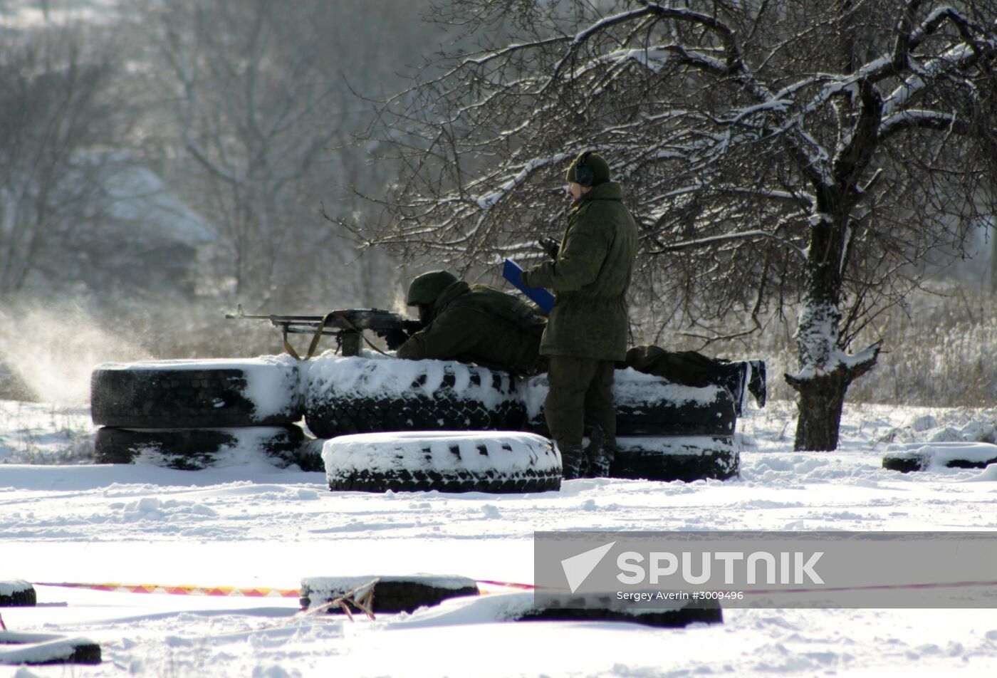 Military pentathlon competition in Donetsk Region