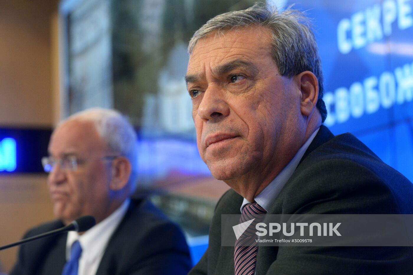 Press conference by Saeb Erekat, Secretary General of Palestine Liberation Organization