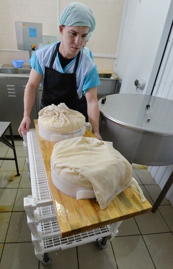 Cheese production at Dalmatovo Assumption Monastery in Kurgan Region