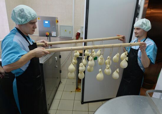 Cheese production at Dalmatovo Assumption Monastery in Kurgan Region
