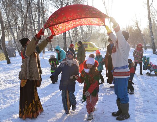Svyatki 2017 festival of entertainment and fun in Chelyabinsk Region