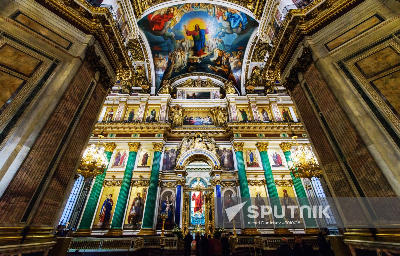 St. Isaac's Cathedral in St. Petersburg