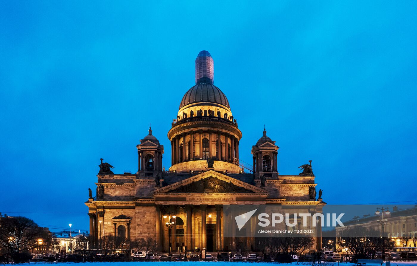 St. Isaac's Cathedral in St. Petersburg