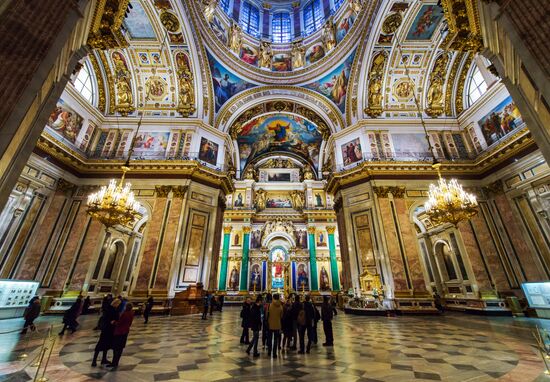 St. Isaac's Cathedral in St. Petersburg