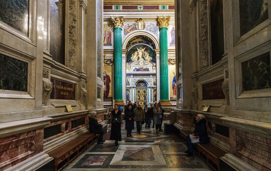 St. Isaac's Cathedral in St. Petersburg