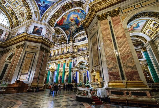 St. Isaac's Cathedral in St. Petersburg