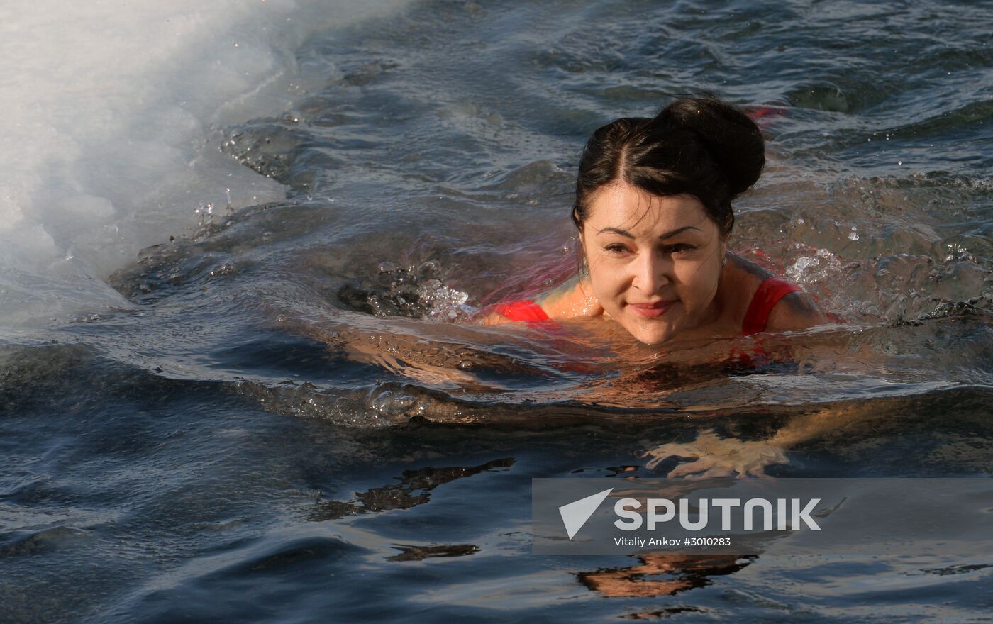 Morzh (Walrus) winter swimming club in Vladivostok