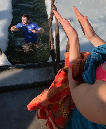 Morzh (Walrus) winter swimming club in Vladivostok