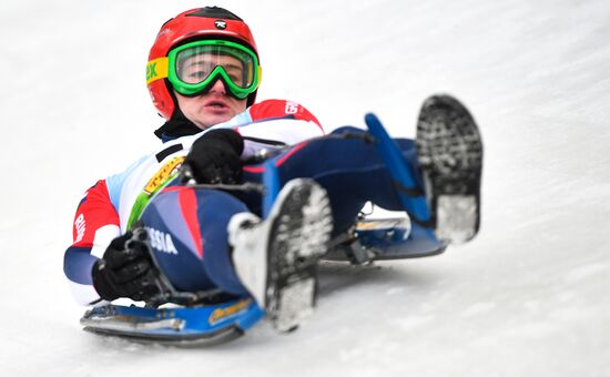 Natural Track Luge World Cup Moscow. Day 3