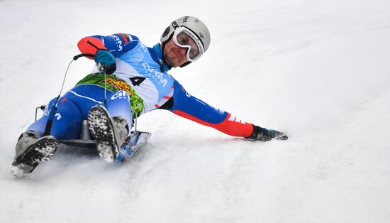 Natural Track Luge World Cup Moscow. Day 3