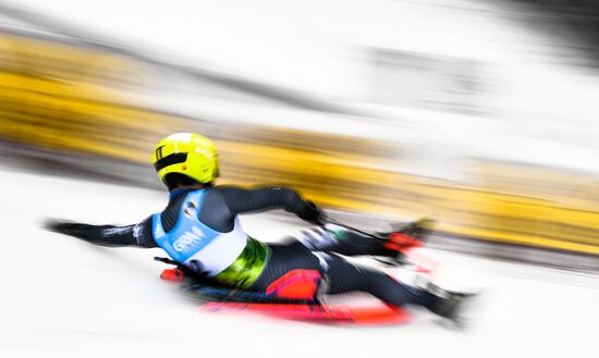 Natural Track Luge World Cup Moscow. Day 3