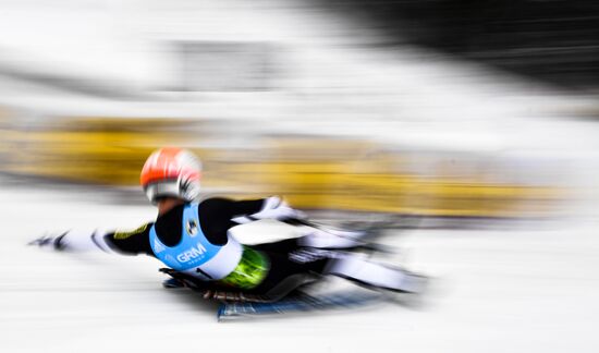Natural Track Luge World Cup Moscow. Day 3
