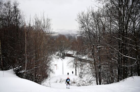 Natural Track Luge World Cup Moscow. Day 3