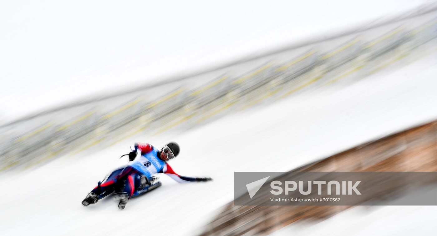 Natural Track Luge World Cup Moscow. Day 3