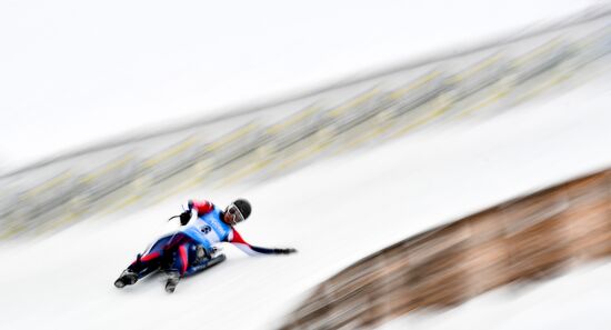 Natural Track Luge World Cup Moscow. Day 3