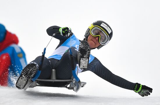 Natural Track Luge World Cup Moscow. Day 3