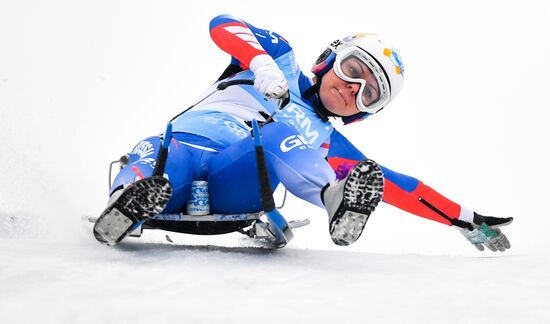 Natural Track Luge World Cup Moscow. Day 3