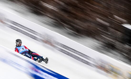 Natural Track Luge World Cup Moscow. Day 3