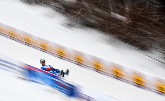 Natural Track Luge World Cup Moscow. Day 3