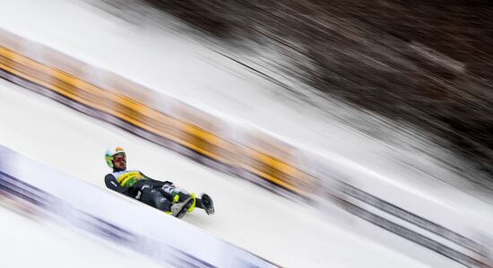 Natural Track Luge World Cup Moscow. Day 3