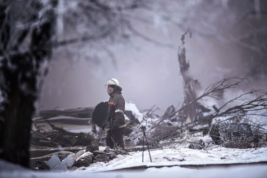 Cargo plane crashes in Kyrgyzstan