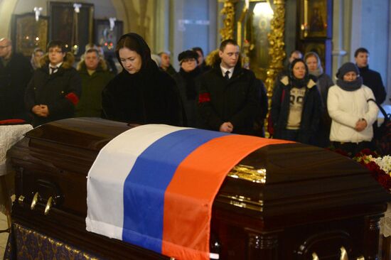 Farewell ceremony for Tu-154 crash victims