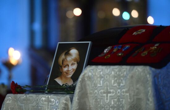 Farewell ceremony for Tu-154 crash victims