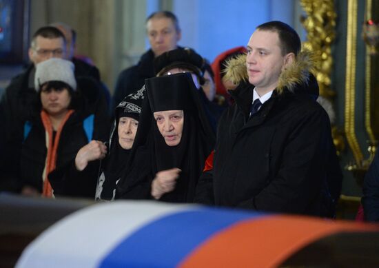 Farewell ceremony for Tu-154 crash victims