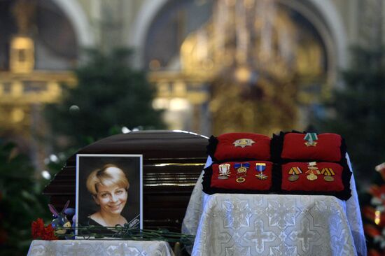 Farewell ceremony for Tu-154 crash victims