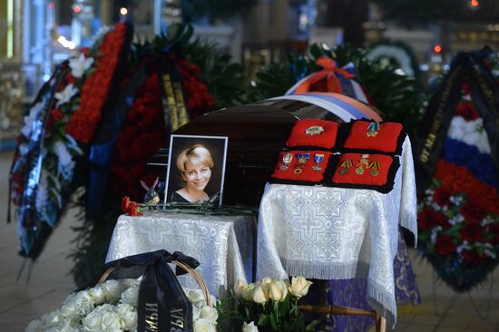 Farewell ceremony for Tu-154 crash victims