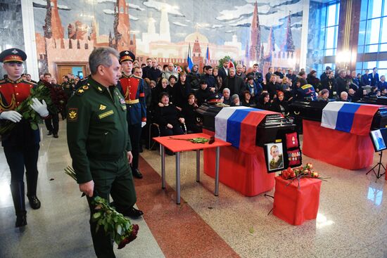 Farewell ceremony for Tu-154 crash victims