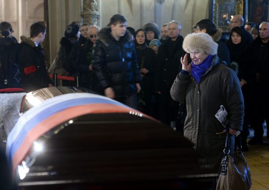 Farewell ceremony for Tu-154 crash victims