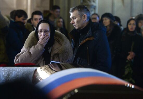 Farewell ceremony for Tu-154 crash victims