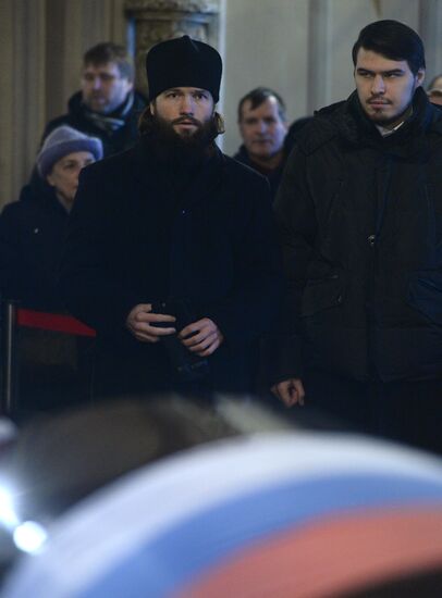 Farewell ceremony for Tu-154 crash victims