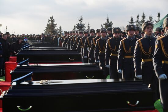Farewell ceremony for Tu-154 crash victims